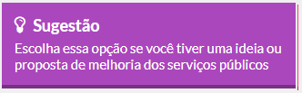 sugestão