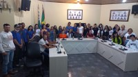 VISITA DOS ALUNOS DO 3º ANO, DO COLÉGIO ESTADUAL FLORIANO LANDGRAF
